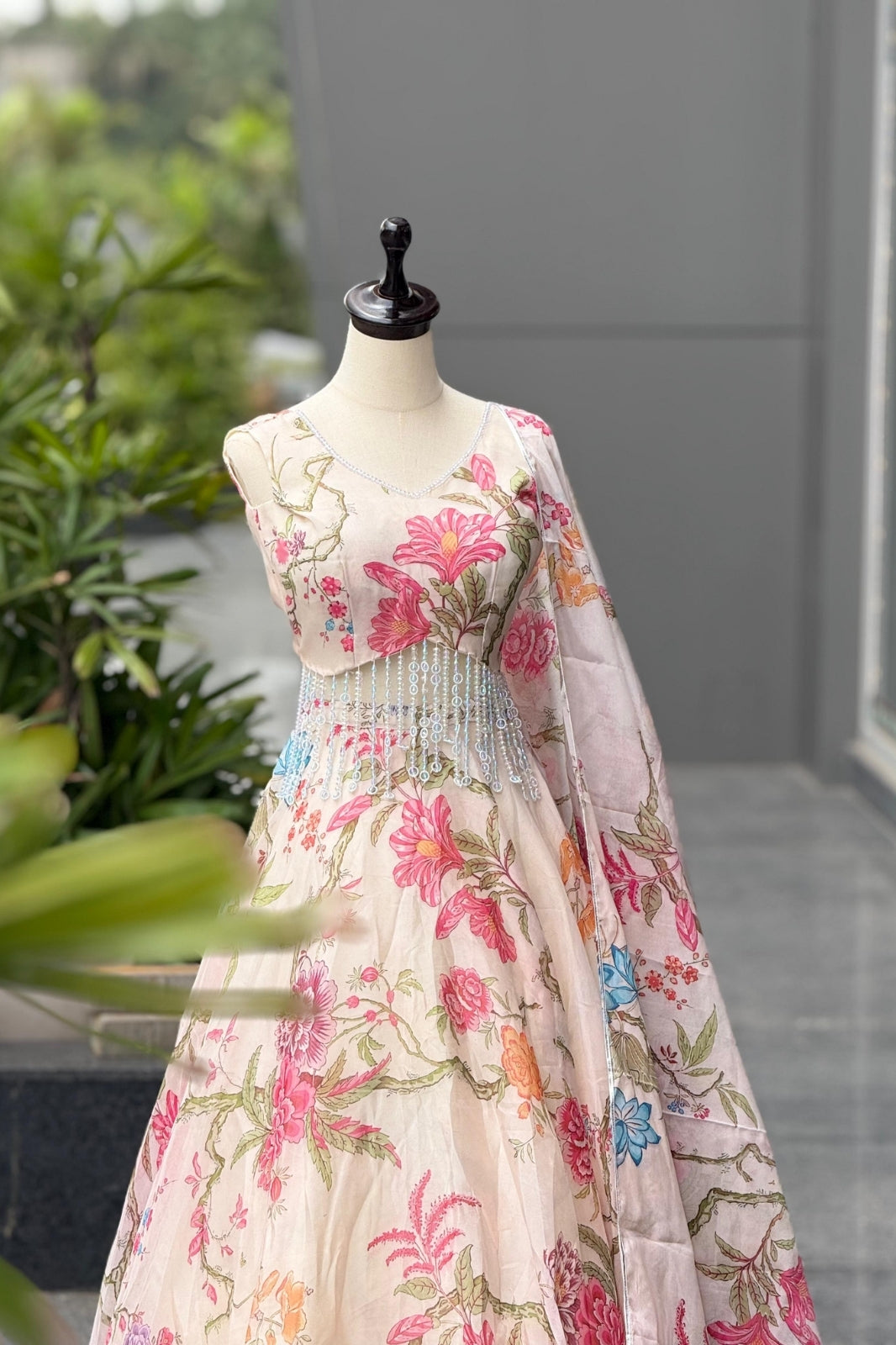 Exclusive Corset Lehenga Set in Pure Jimmy Organza
