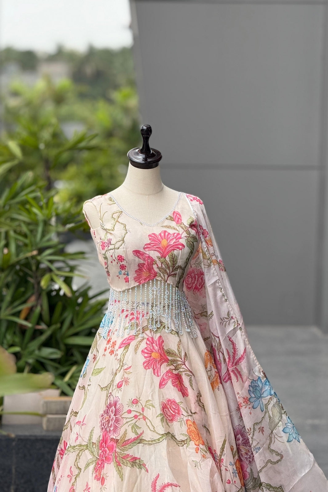 Exclusive Corset Lehenga Set in Pure Jimmy Organza