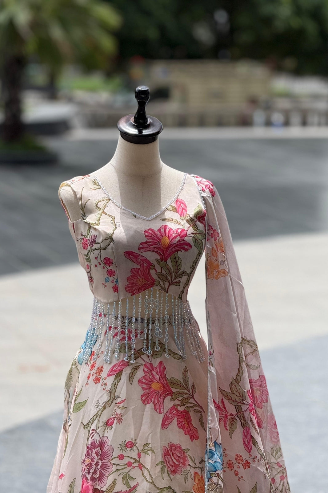 Exclusive Corset Lehenga Set in Pure Jimmy Organza