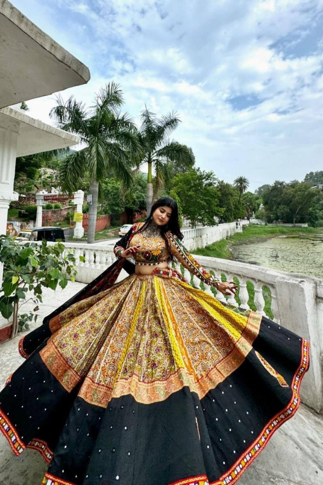 Festive Elegance – Navratri Special Muslin Cotton Lehenga Choli