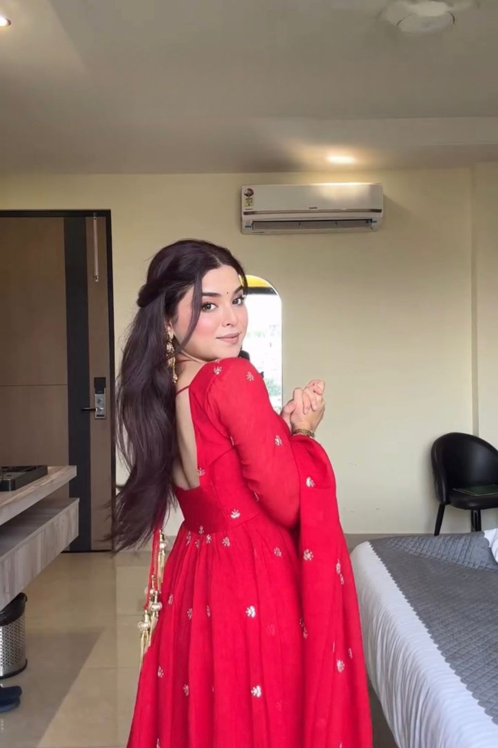 Premium Elegance 3-Piece Anarkali Set – Designer Comfort & Festive Charm