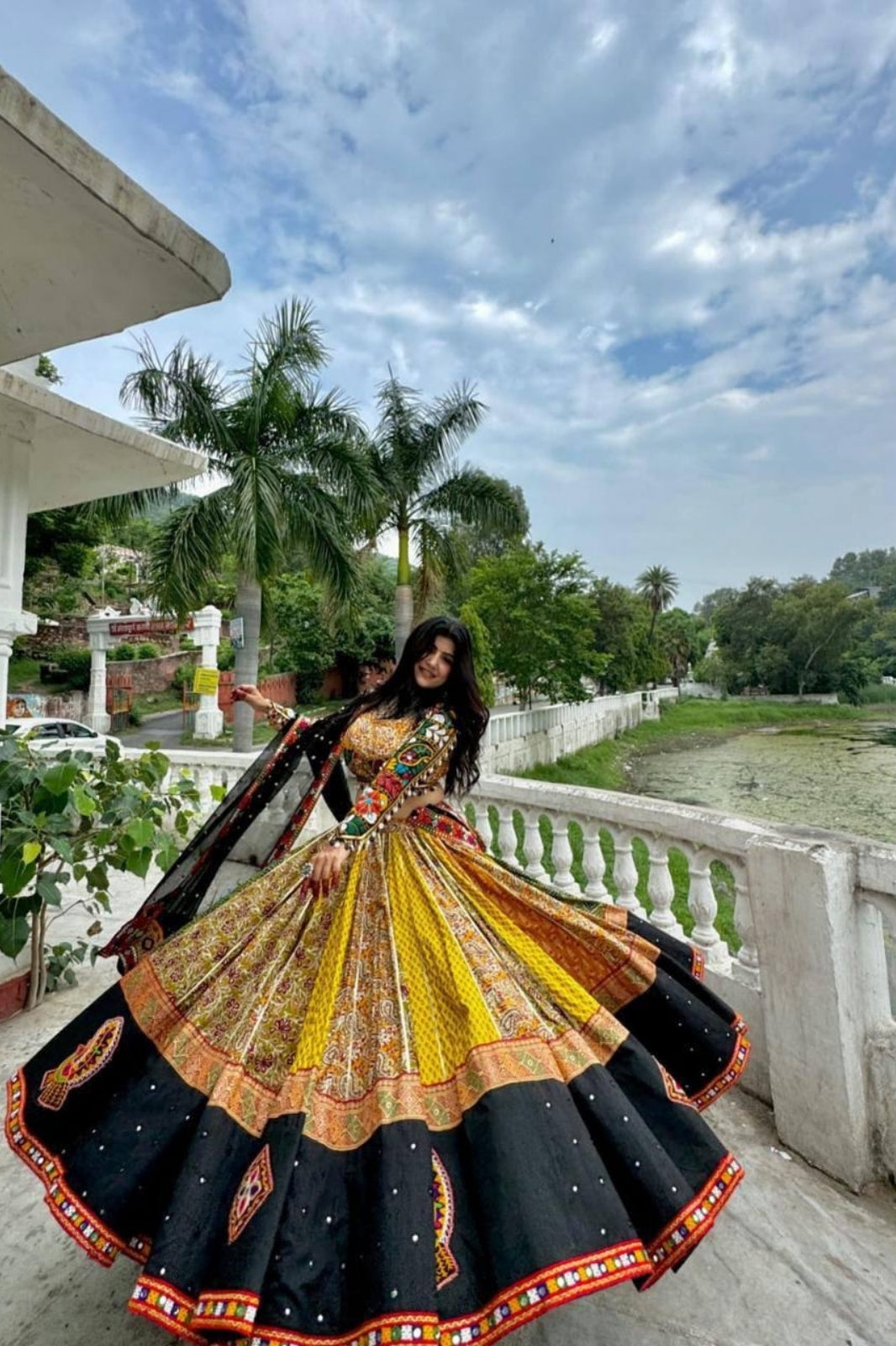 Festive Elegance – Navratri Special Muslin Cotton Lehenga Choli