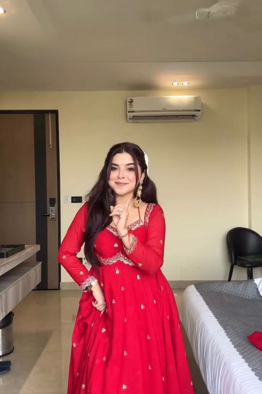 Premium Elegance 3-Piece Anarkali Set – Designer Comfort & Festive Charm