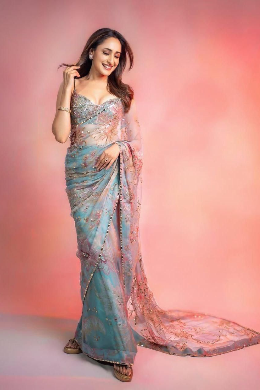 Designer Georgette Party Wear Saree