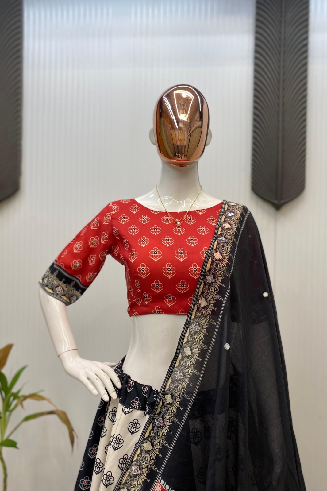 Exclusive Full Stitched Lehenga with Blouse – Navratri Special