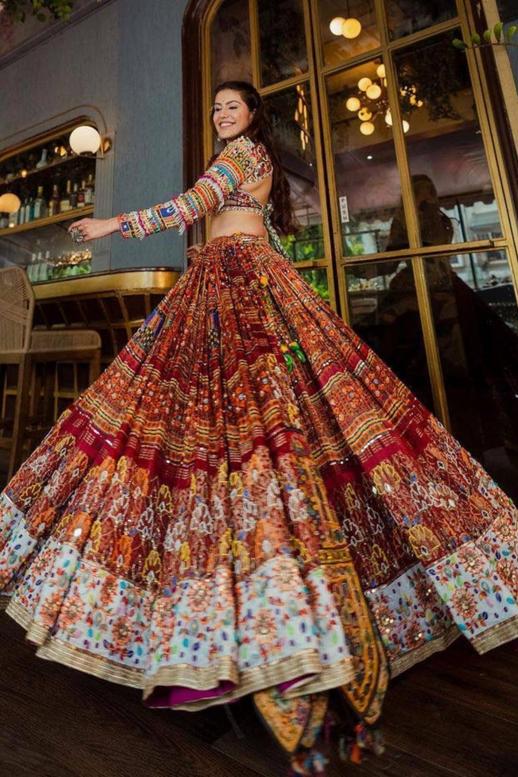 Designer Printed Lehenga Choli – Premium Butter Silk