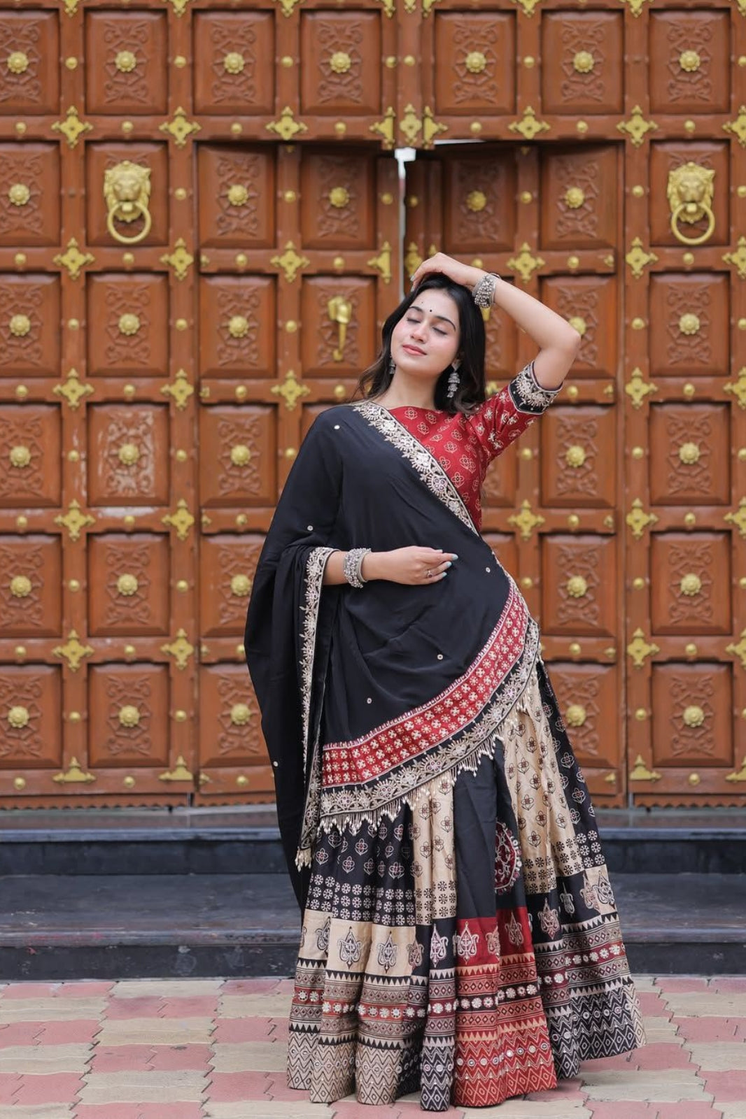 Exclusive Full Stitched Lehenga with Blouse – Navratri Special