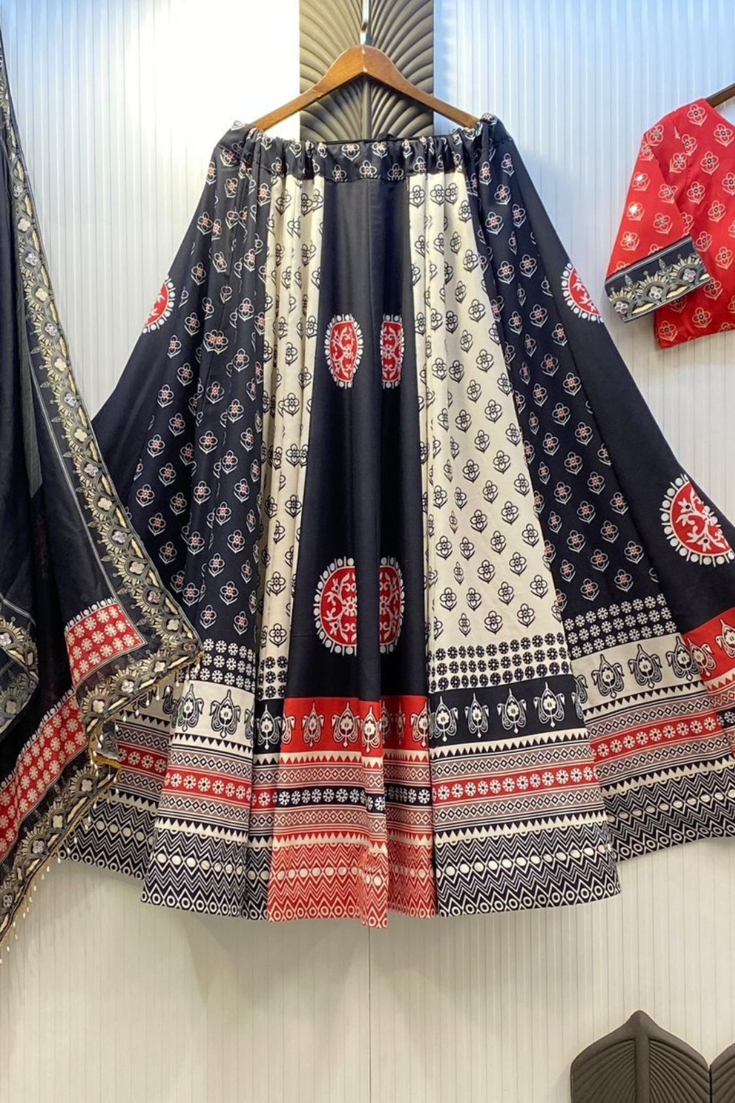 Exclusive Full Stitched Lehenga with Blouse – Navratri Special