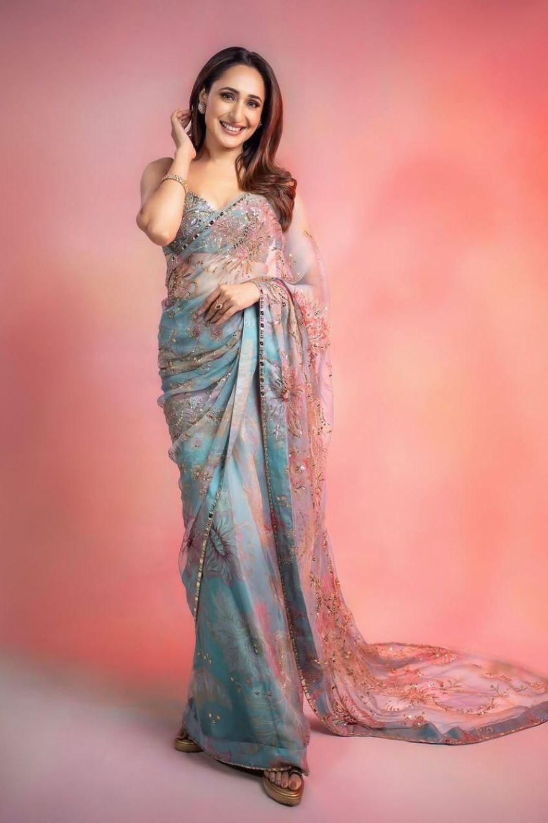 Designer Georgette Party Wear Saree