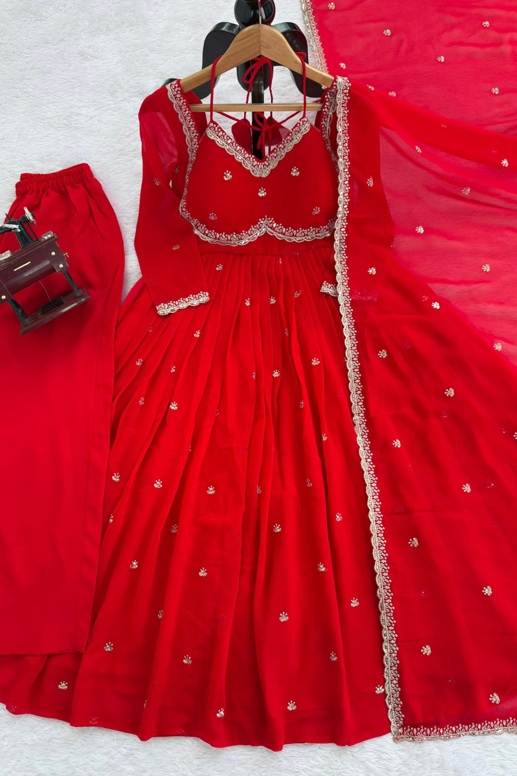 Premium Elegance 3-Piece Anarkali Set – Designer Comfort & Festive Charm