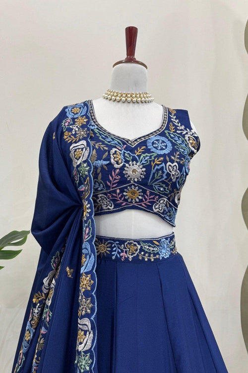 Boutique Collection Heavy Chinon Silk Sequin Lehenga Choli