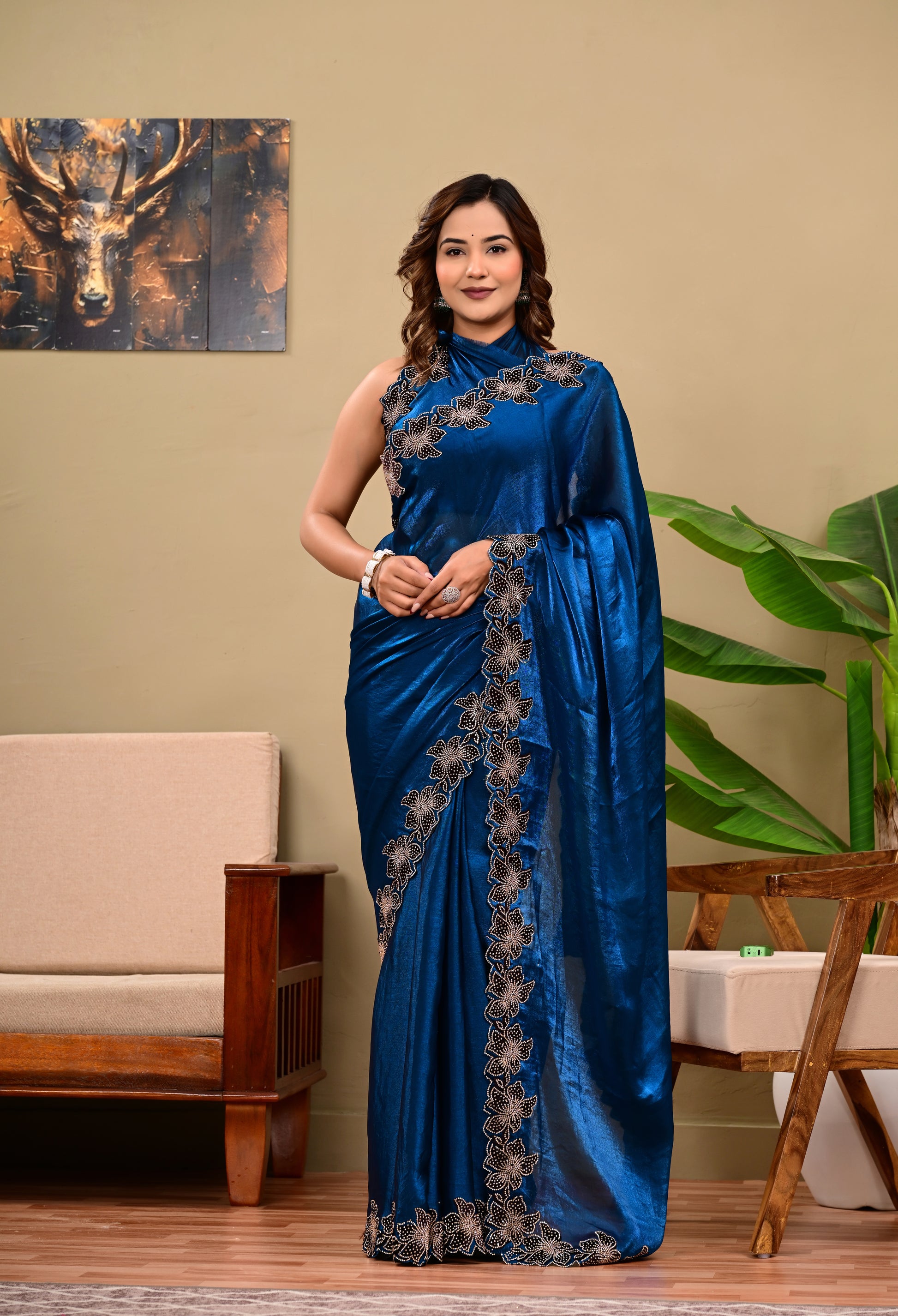 Full Saree Of Heavy quality  Tebby silk