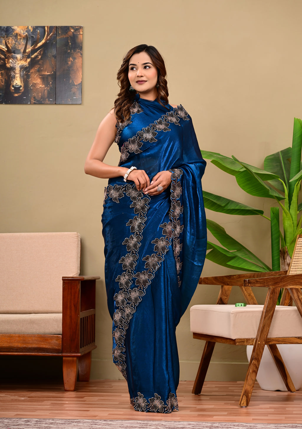 Full Saree Of Heavy quality  Tebby silk