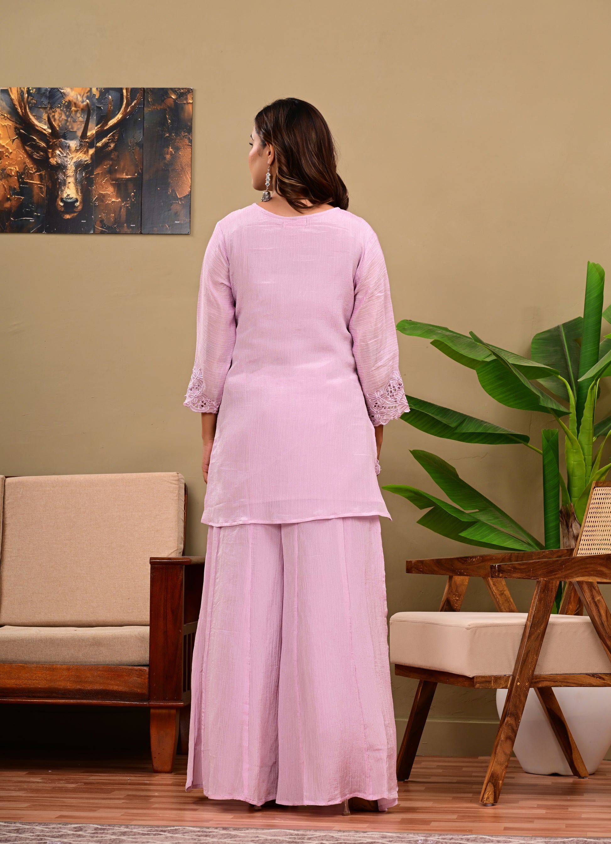 Candy Crush Heavy Embroidered Sharara Set