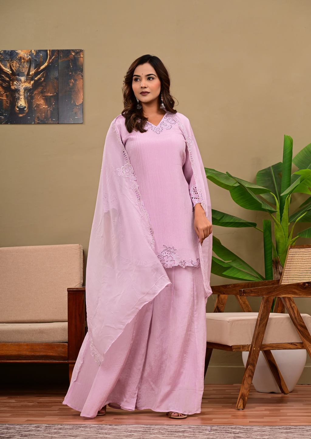 Candy Crush Heavy Embroidered Sharara Set