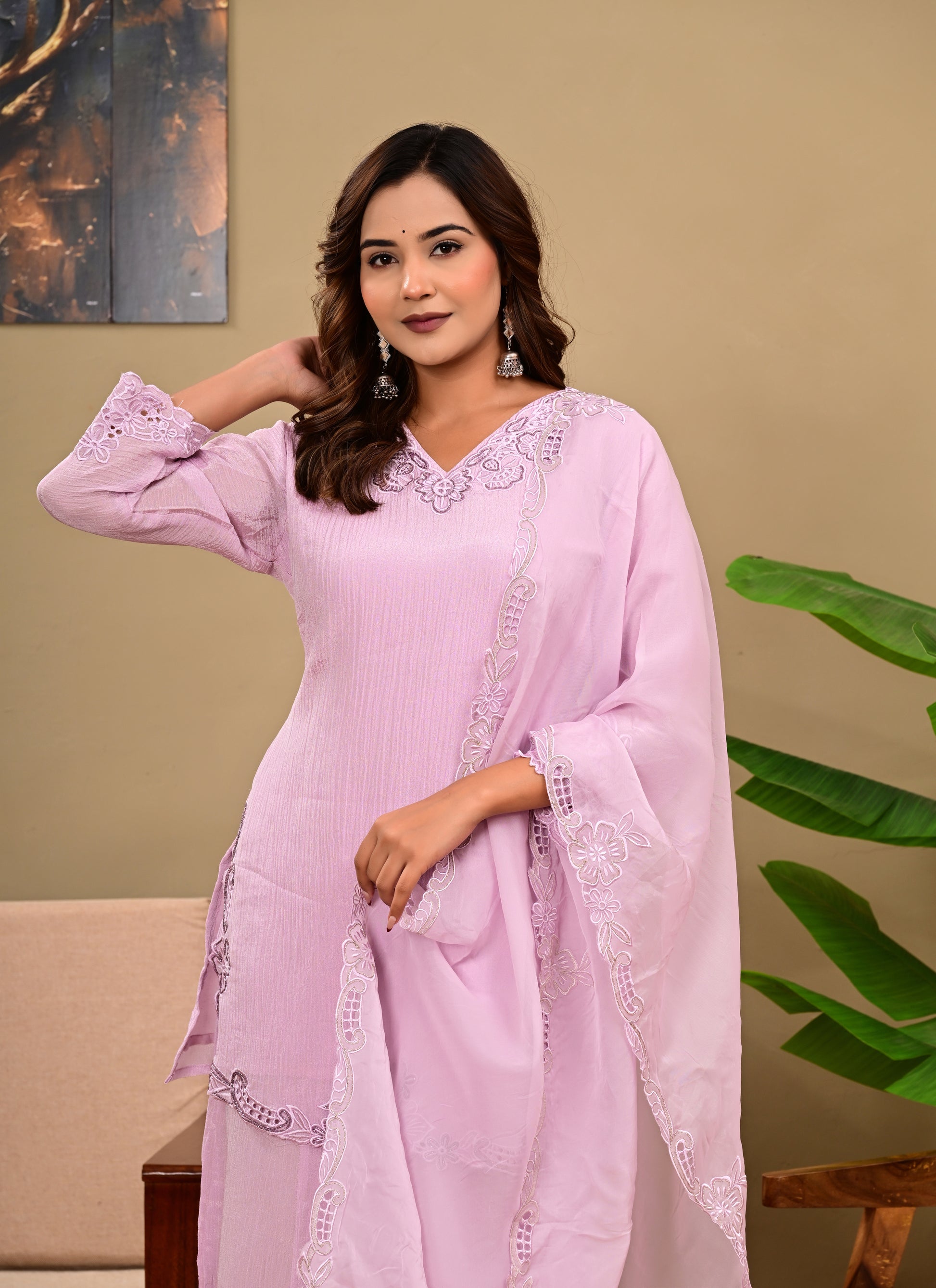 Candy Crush Heavy Embroidered Sharara Set