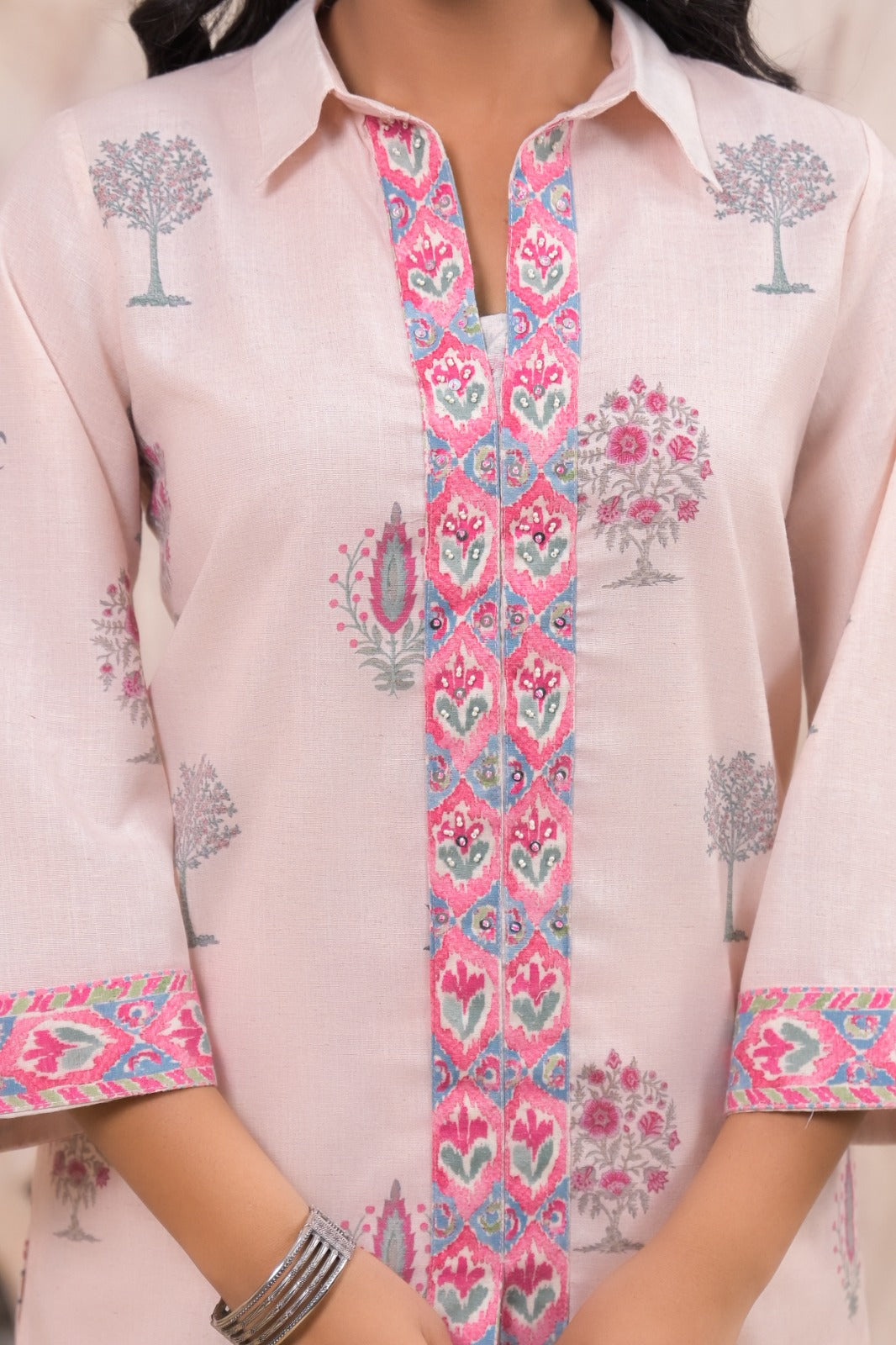 Pretty Pink Cotton 2-Piece Co-ord Set