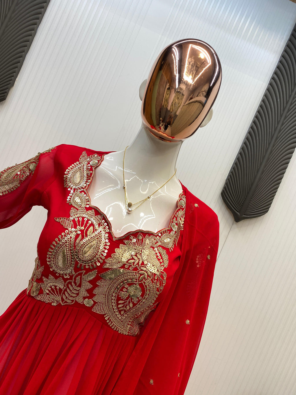 Exclusive Georgette Palazzo Set with Dupatta