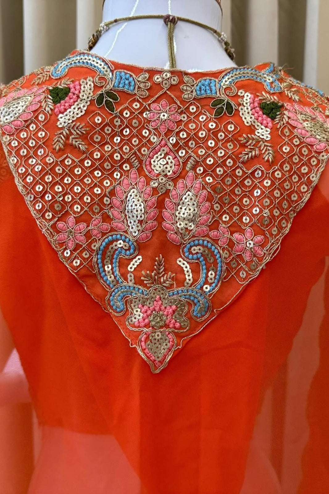 Designer Indo-Western Lehenga with Embroidered Shrug & Blouse