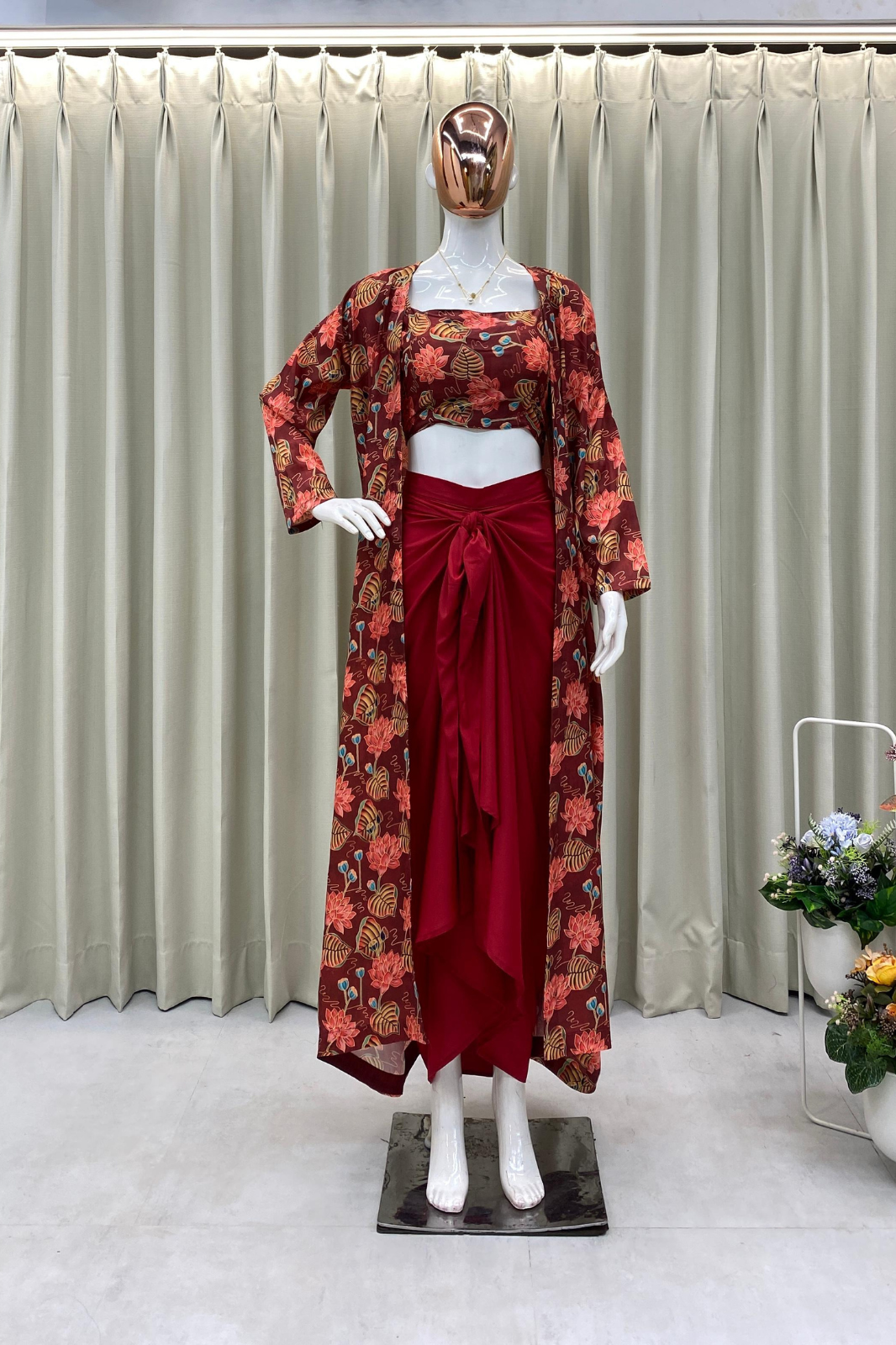 NEW Three-Piece Western Outfit for the Trendy Wedding Season