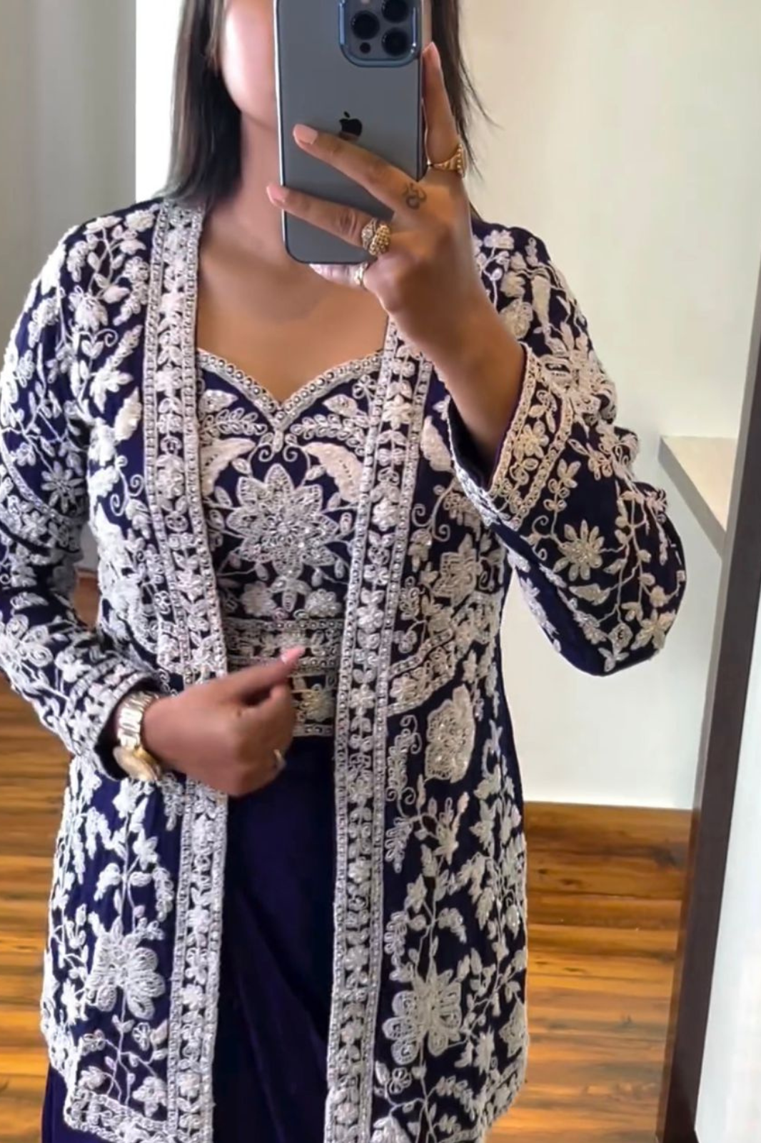 New Super Trending Party Wear Koti with Sarara