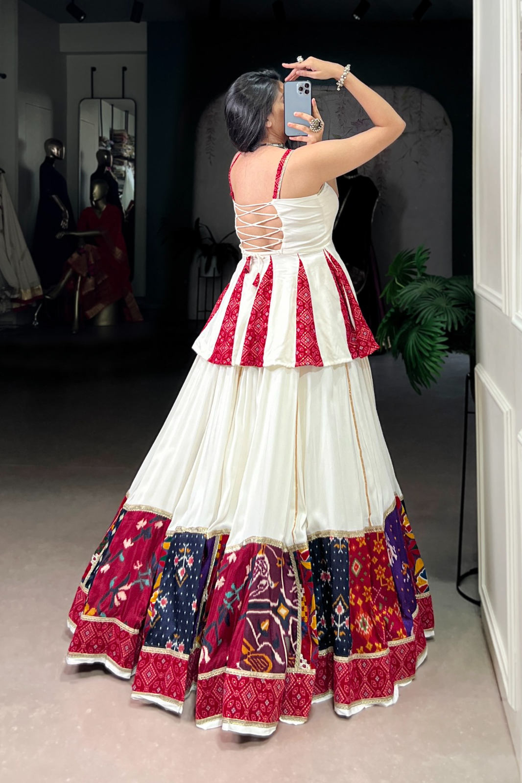 Navratri Special Designer Heavy Embroidered Lehenga with Stitched Blouse