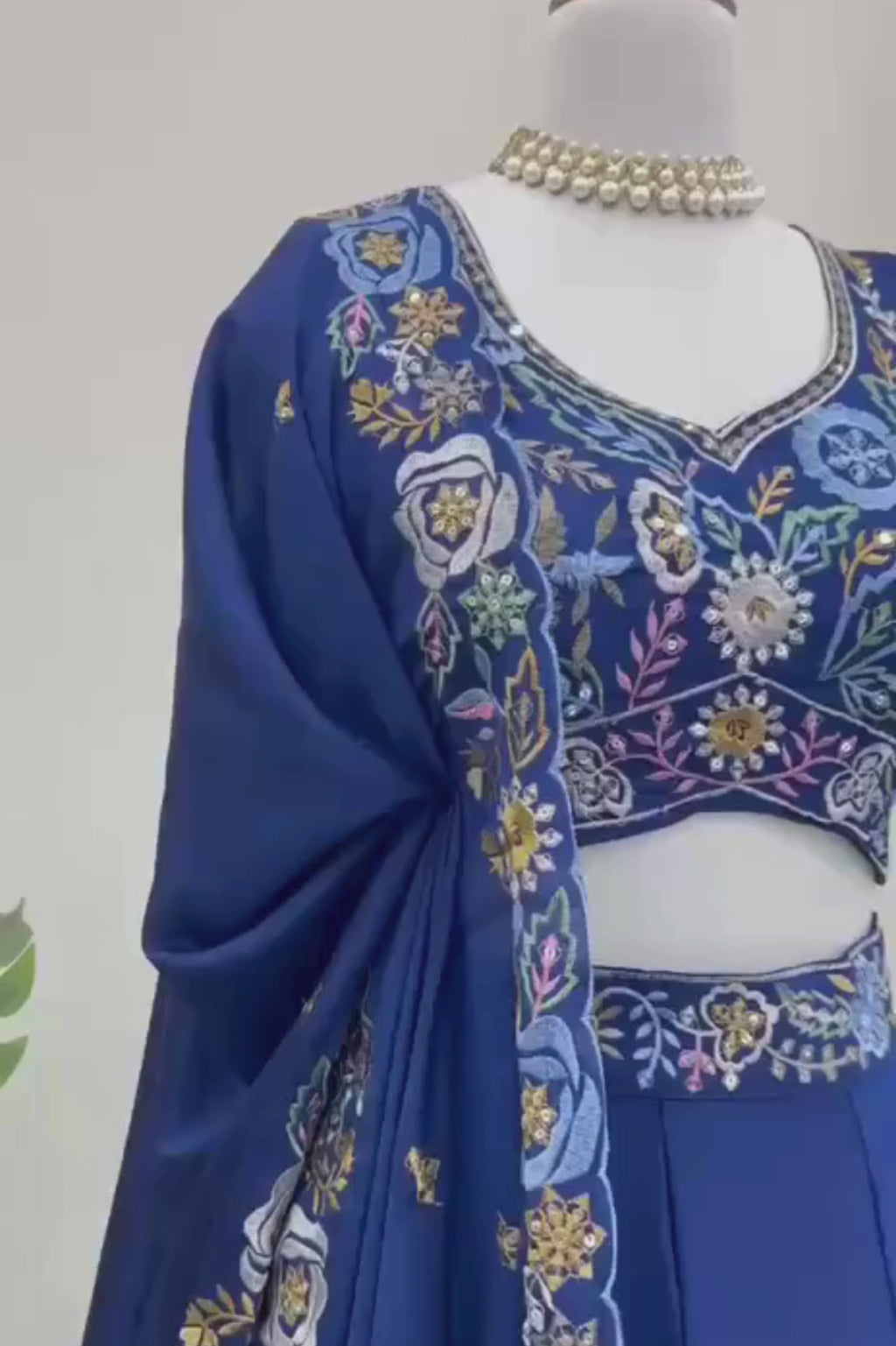 Boutique Collection Heavy Chinon Silk Sequin Lehenga Choli