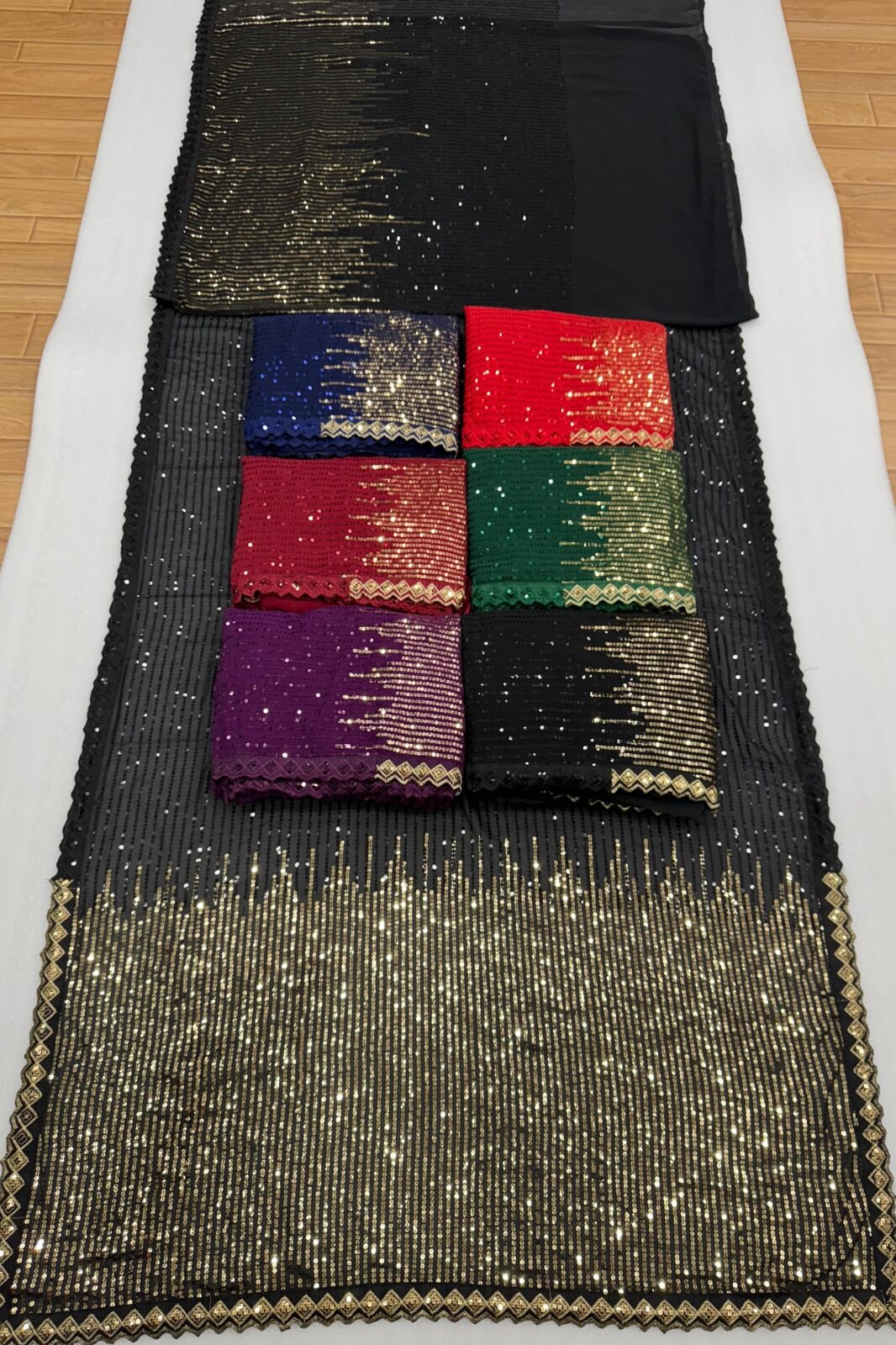New Bollywood Blockbuster Sequin Saree